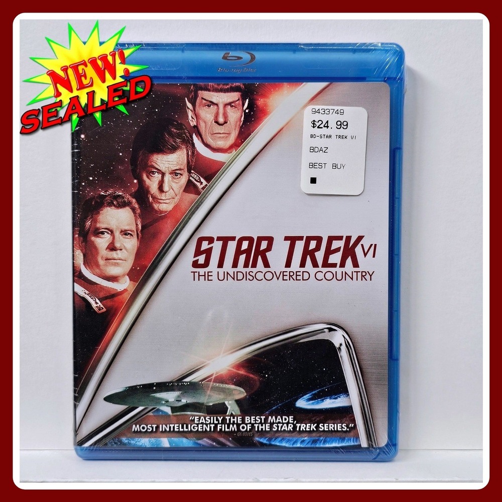 Star Trek VI The Undiscovered‎ Country Blu-ray Movie New Sealed Special Edition